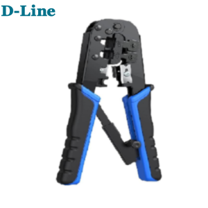 D-Line Modular Plug Crimper Tool Blue  8P, 6P And 4P Modular Holders