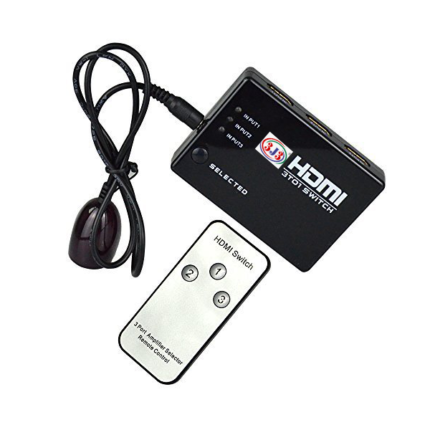 3J3 Hdmi Switcher 3X1 With Remote