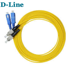 D-Line Fiber Patch Cord SC To FC single mode Duplex(3mtr)